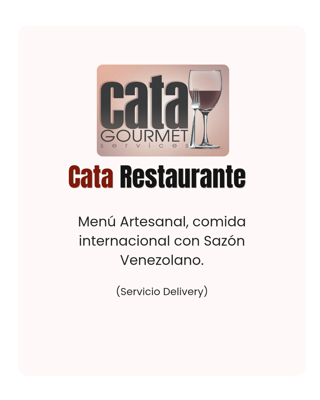 Logo Cata Gourmet Services